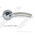 AZ03-S311 SN/CP zinc door handle on rosette